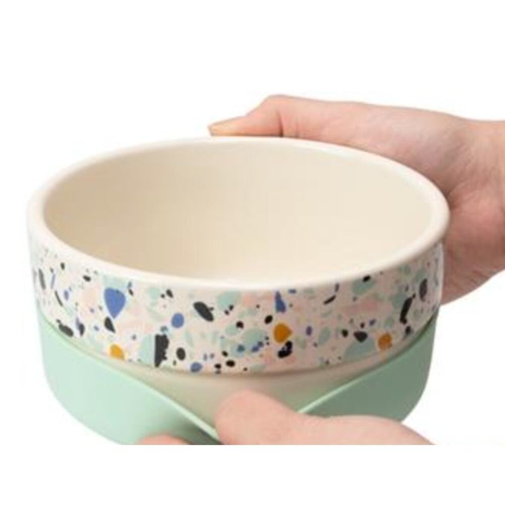 Jonathan Adler Now House Mint "Terrazzo" Duo Bowl - Medium